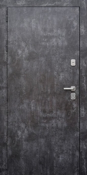 Стальная дверь с отделкой панелями МДФ «текстура камня» Стальная дверь с отделкой панелями МДФ «текстура камня»